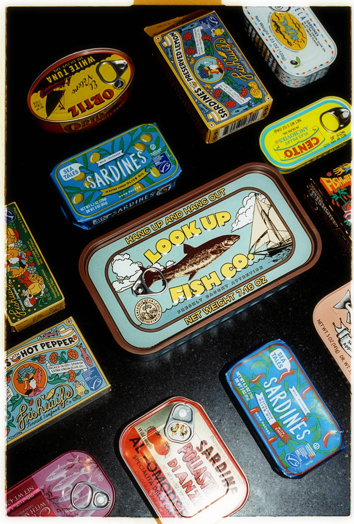 LookUp Vintage Fish Co Sardine Tin